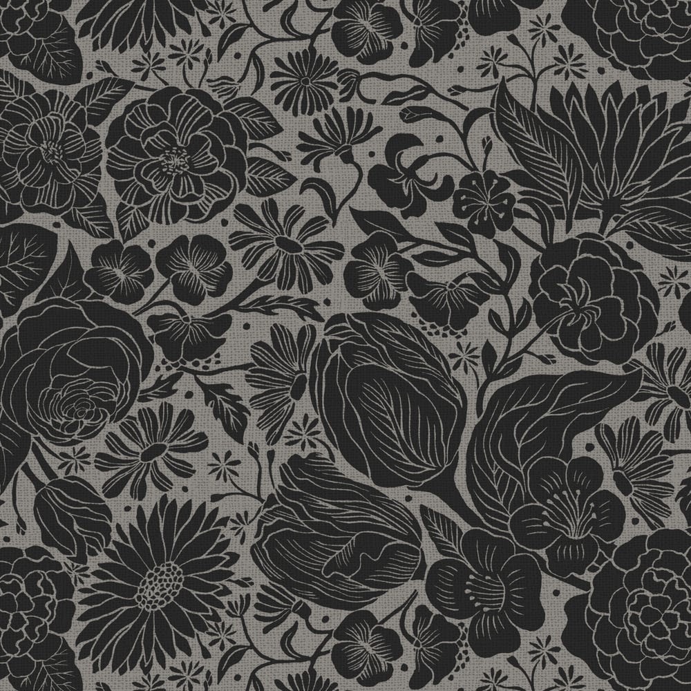 Folktale Floral - Black