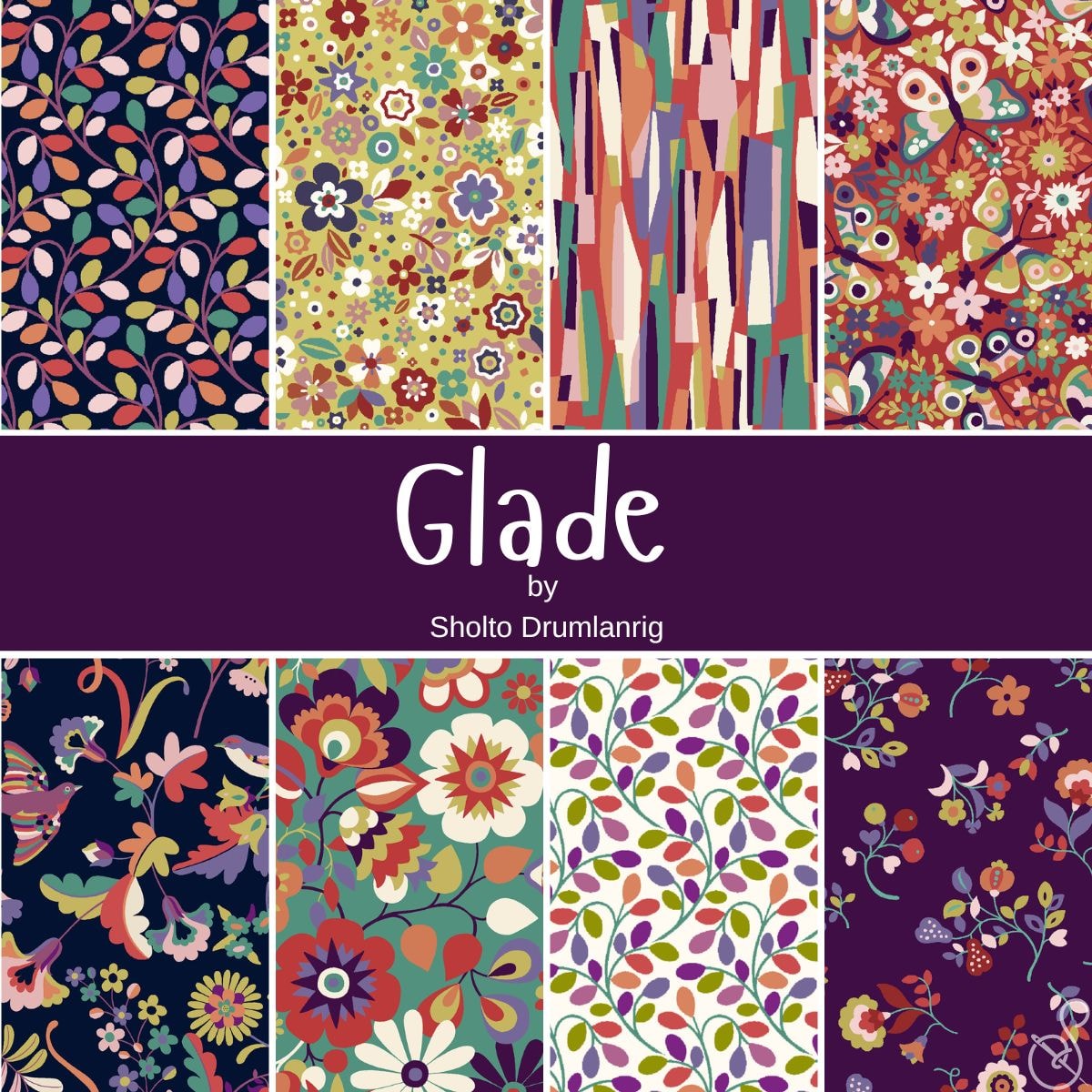 Glade Fat Quarter Bundle | Sholto Drumlanrig | 8 FQs