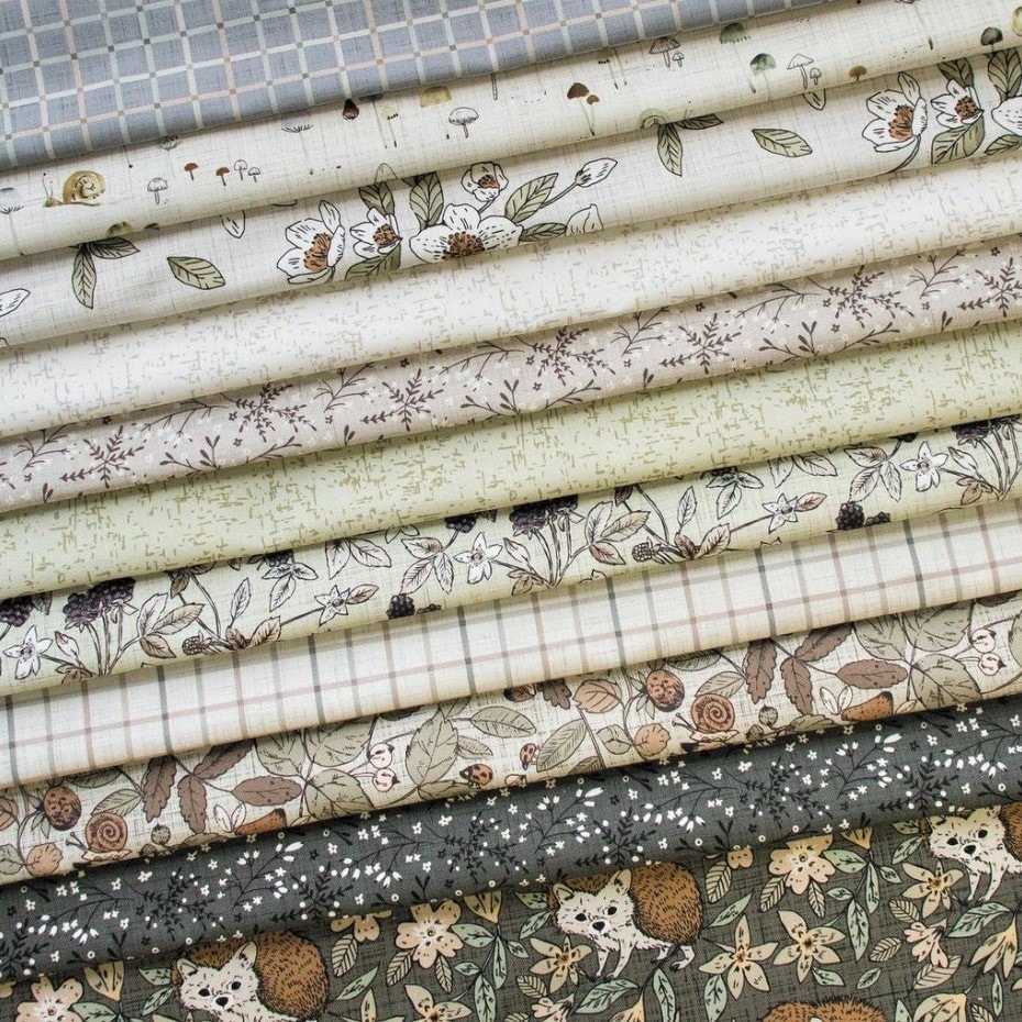 Grassland Fat Quarter Bundle | Bernadett Urbanovics | 11 FQs