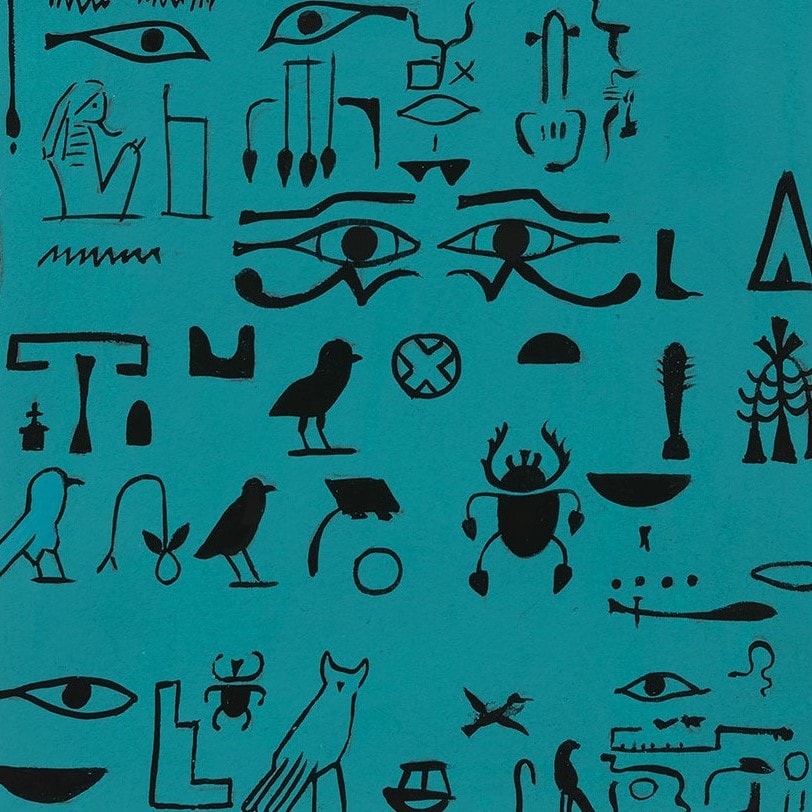 Hieroglyphs - Teal