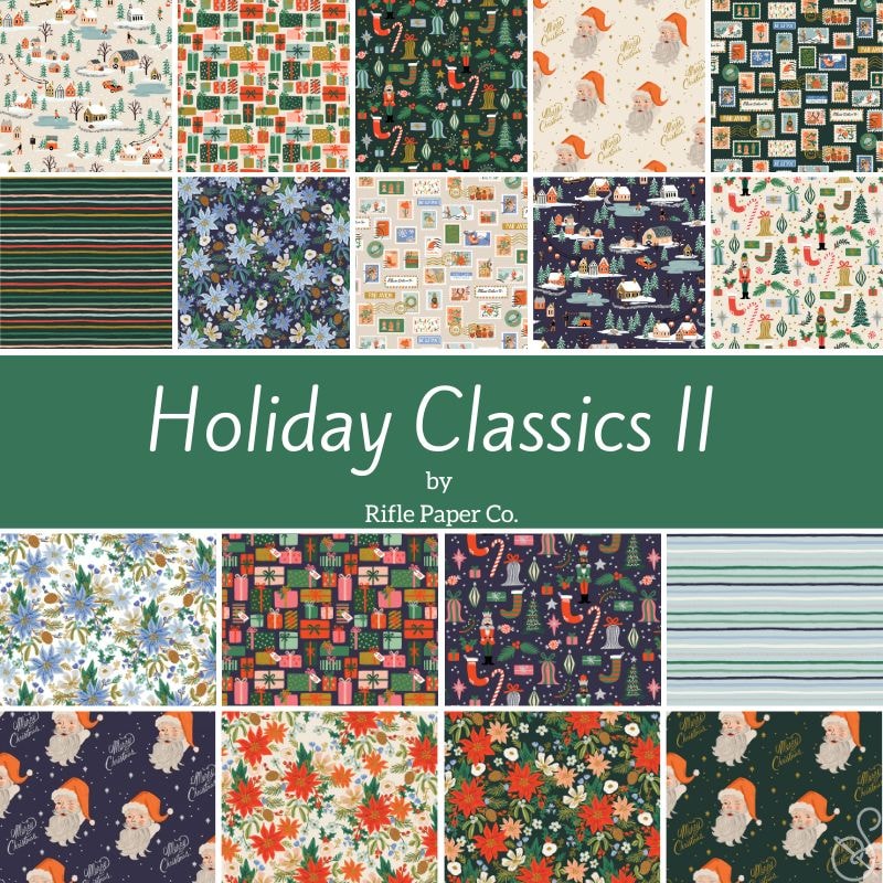Holiday Classics II fat quarter bundle– Bloomerie Fabrics