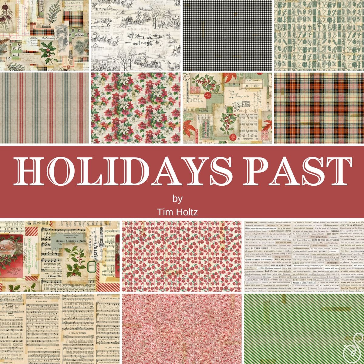 Holidays Past Fat Quarter Bundle | Tim Holtz | 14 FQs