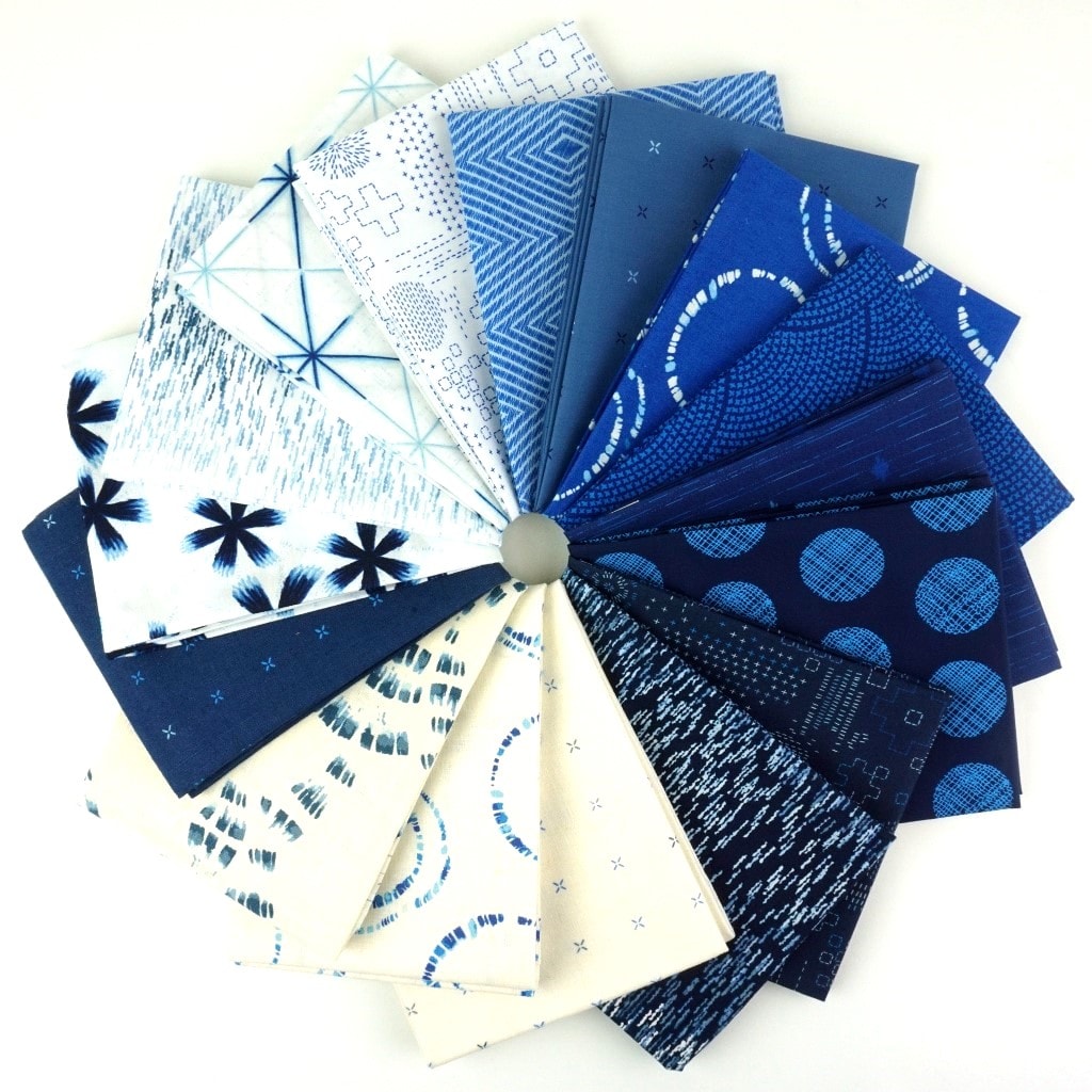 InkPerfect: Indigo Edition Half Yard Bundle | AGF Studio | 16 SKUs