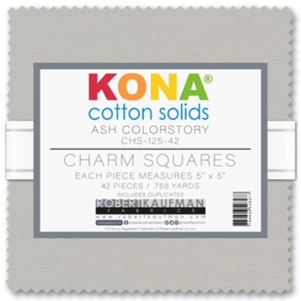 Kona Cotton Ash Charm Pack