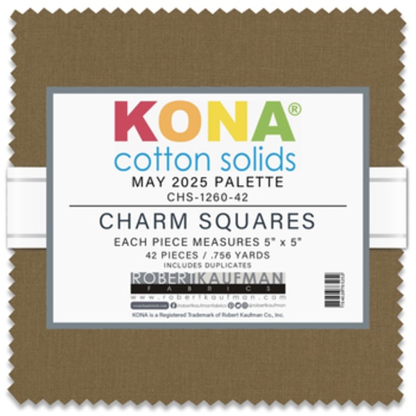 Kona Cotton 2025 Palette Charm Pack | 42 PCs - May