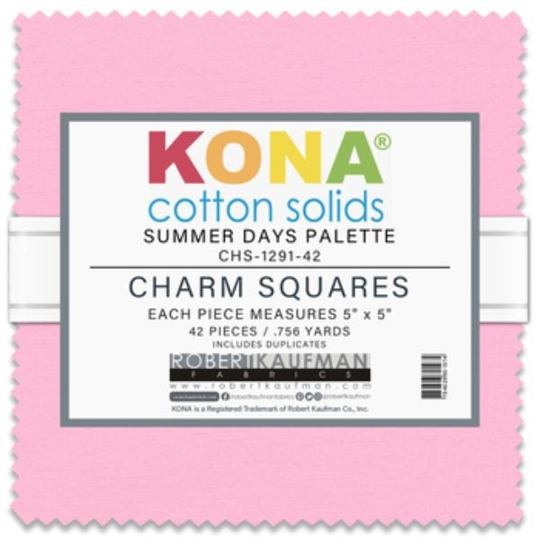 Kona Cotton Summer Days Palette Charm Pack | 42 PCs