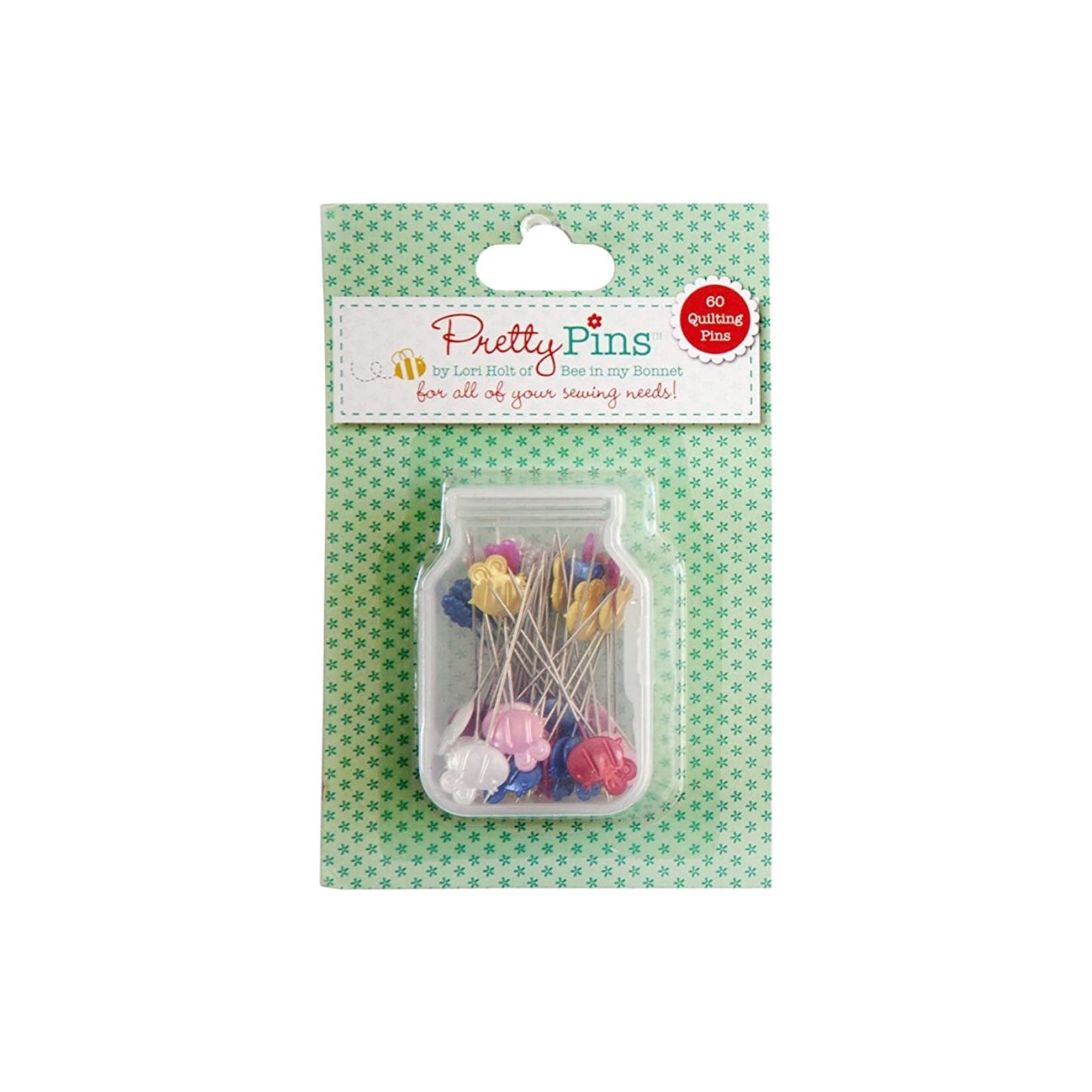 Lori Holt Pretty Pins - Quilting Pins 1.75" Box Of 60