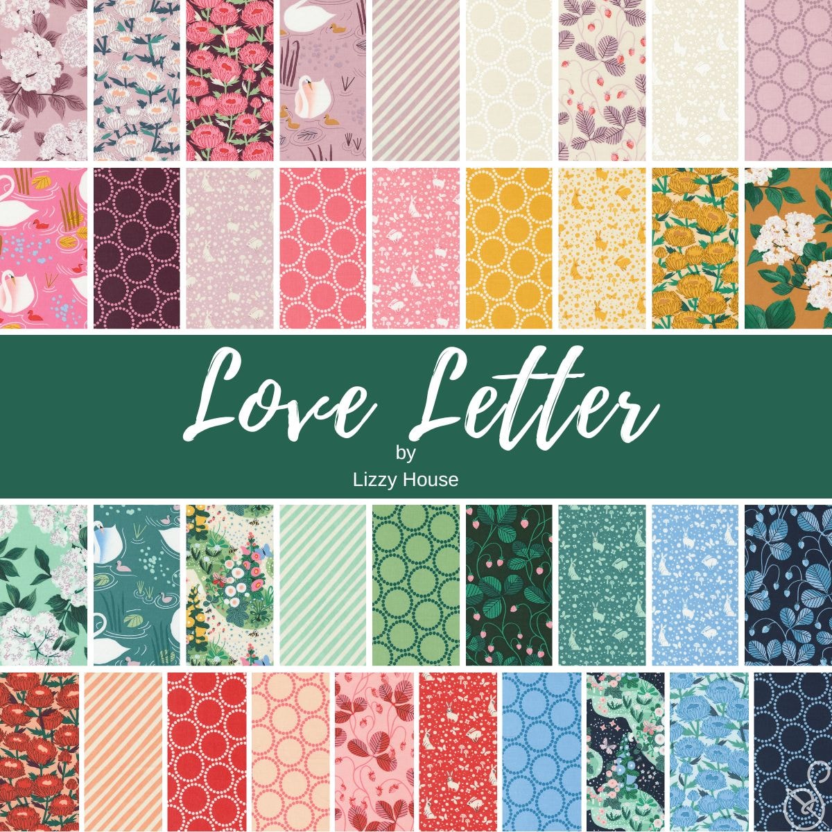 Love Letter Fat Quarter Bundle | Lizzy House