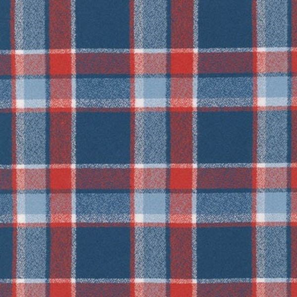 Flannel Blanket (Morgan & Finch) - Blue and Llamas - 125x150cm