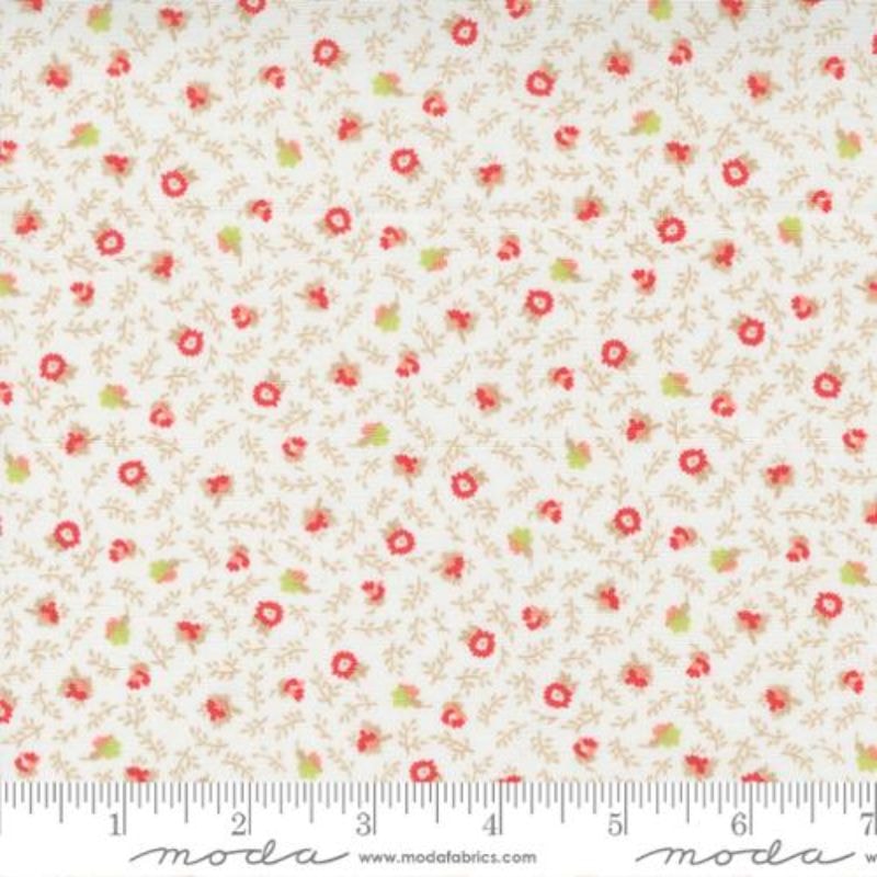 Meadow Blossoms Strawberry Fabric Yardage, SKU: 20482 11