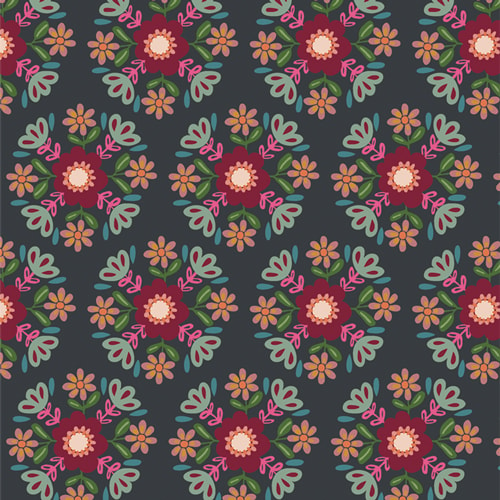 Cheerfully Red Main C13310 Red - Riley Blake Designs - Floral Flowers -  Quilting Cotton Fabric
