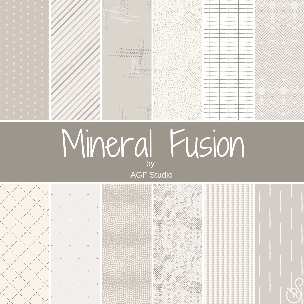 Mineral Fusion Fat Quarter Bundle | AGF Studio | 12 FQs