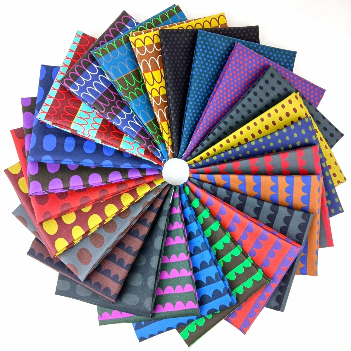 Night Rainbow Fat Quarter Bundle | Deborah Fisher | 24 FQs