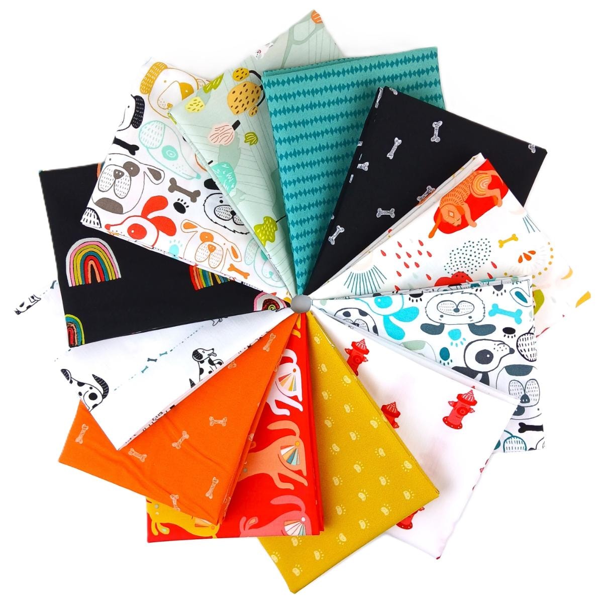 Oh, Woof! Fat Quarter Bundle | Jessica Swift | 12 FQs