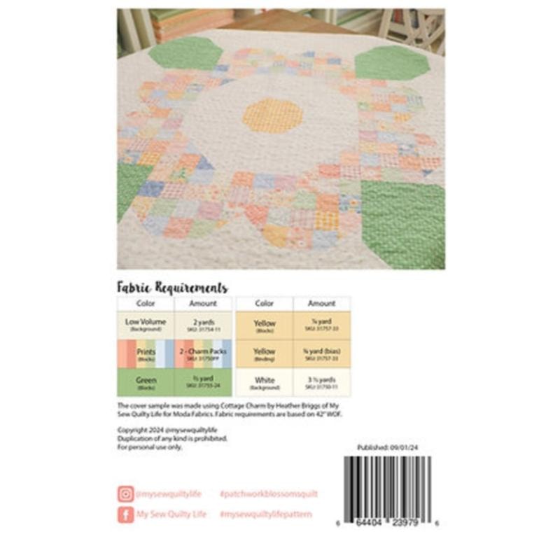 Patchwork Blossoms Quilt Pattern | My Sew Quilty Life