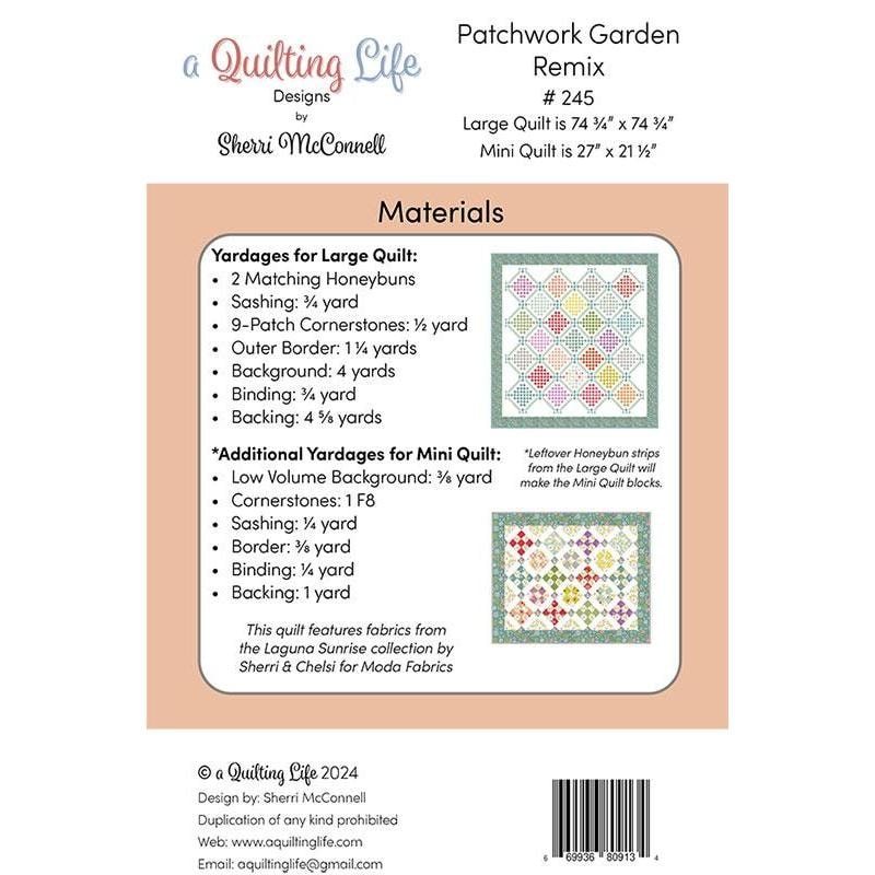 Patchwork Garden Remix Quilt Pattern | A Quilting Life