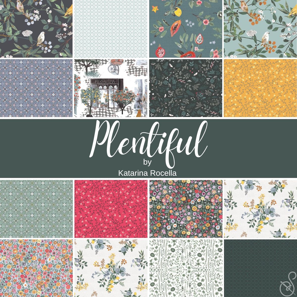 Plentiful Fat Quarter Bundle | Katarina Roccella | 16 FQs