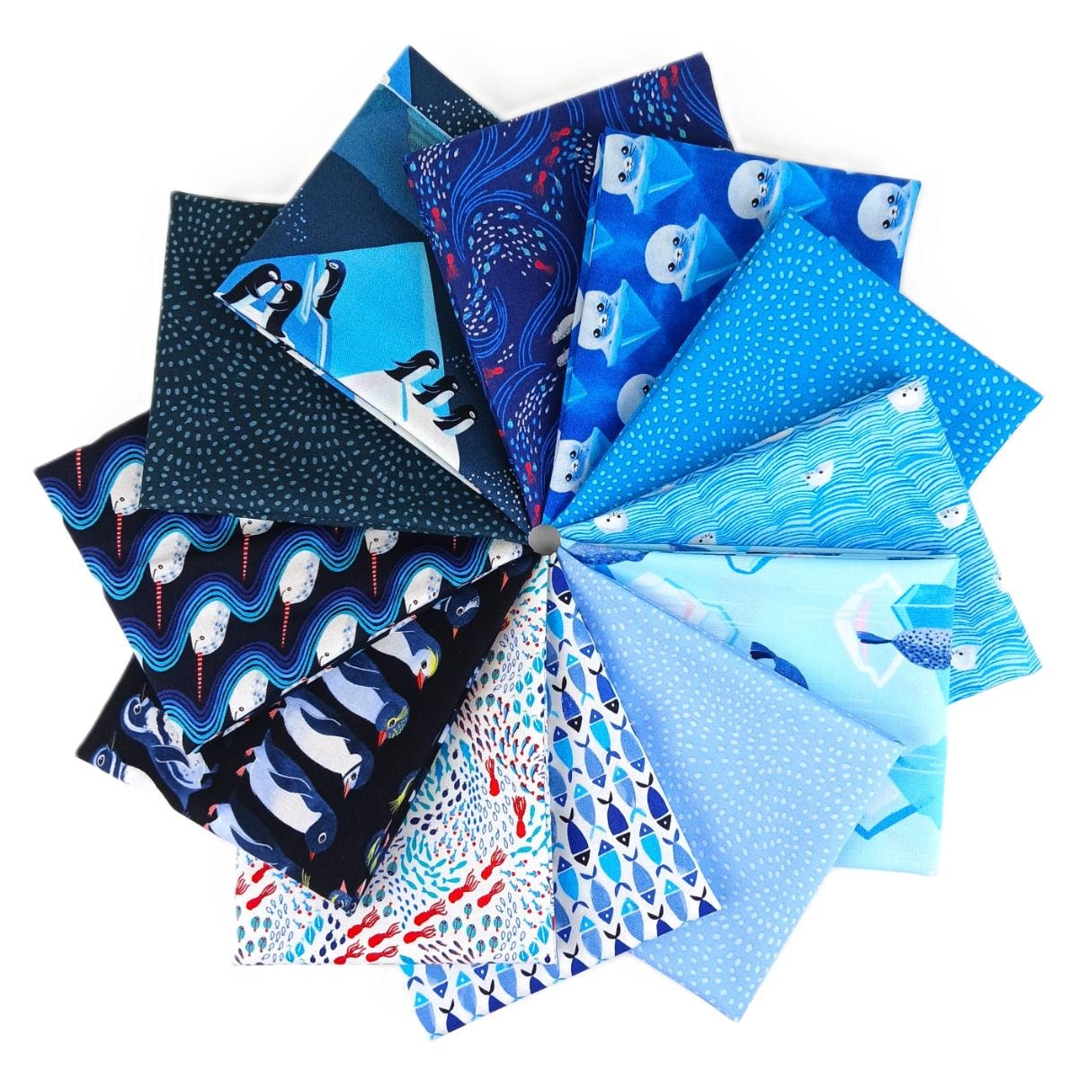 Polar Seas Fat Quarter Bundle | Katy Tanis | 12 FQs Polar Seas Fat Quarter Bundle | Katy Tanis | 12 FQs