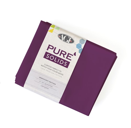 Pure Solids Bundle - Iridescent Edition New 2024 Colors : 21 FQs