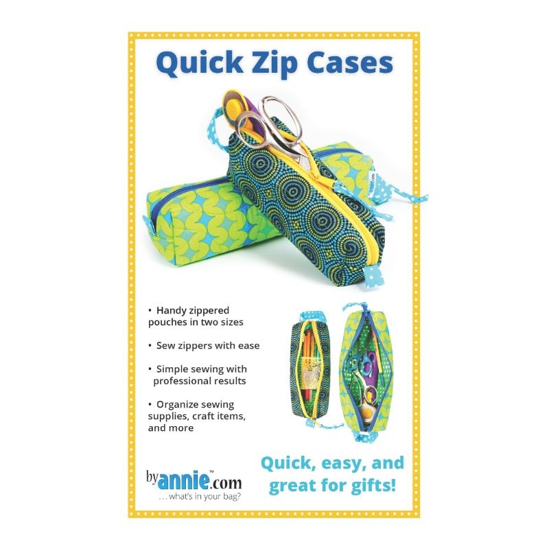 Quick Zip Cases Pattern | ByAnnie