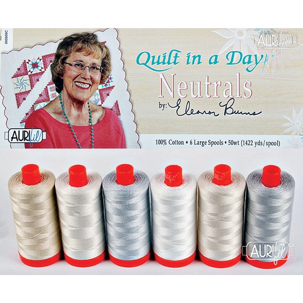 Quilt in a Day Neutrals Aurifil Thread Set