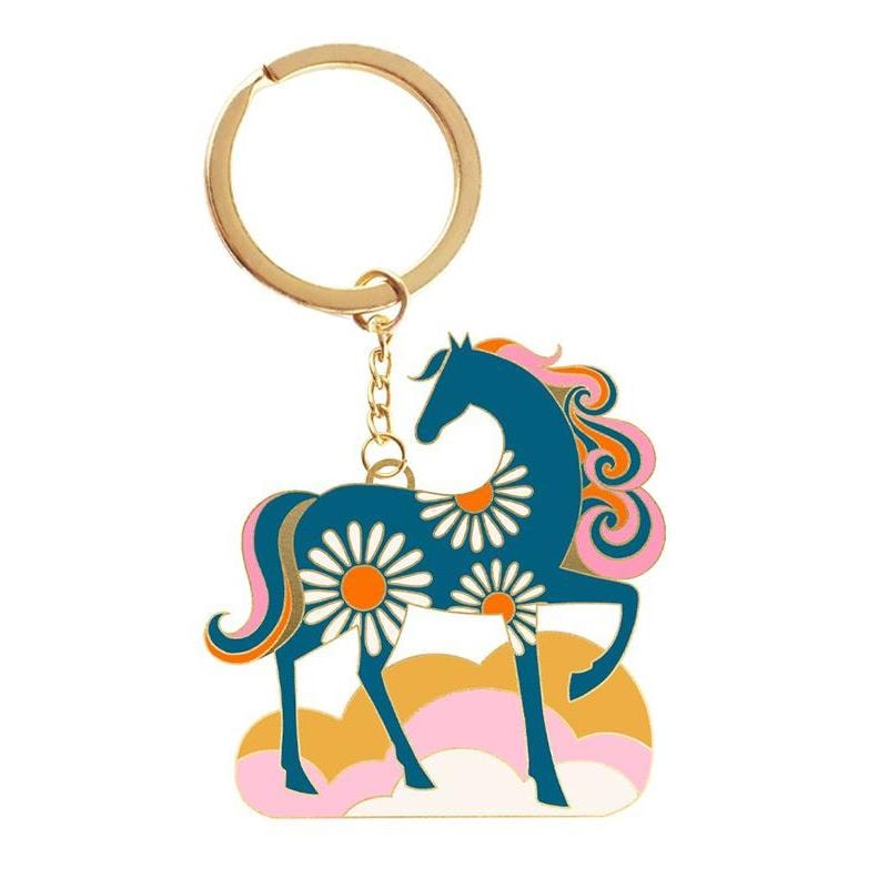 Ruby Star Society Keychain - Carousel Horse