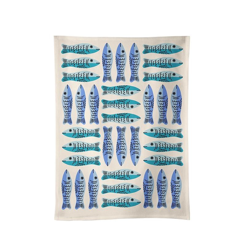 Ruby Star Society Tea Towel - Sardine