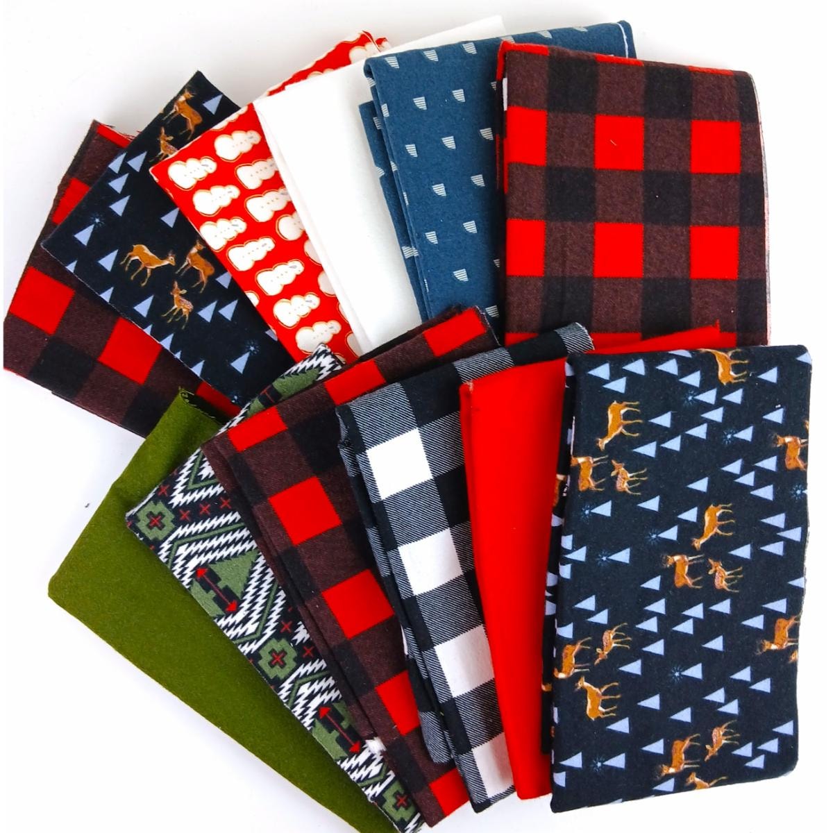 Scraptastic Quarter Yard Bundle - Flannel