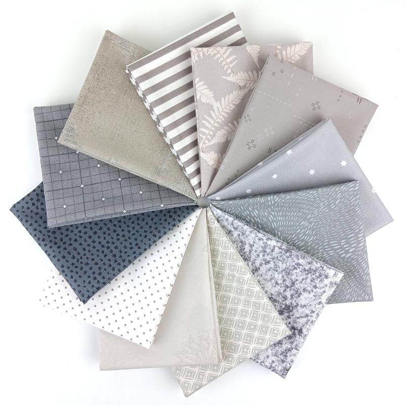 Color Play Shadow Gray Fat Quarter Bundle