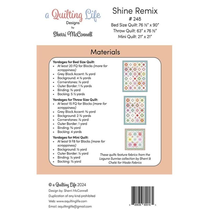 Shine Remix Quilt Pattern | A Quilting Life