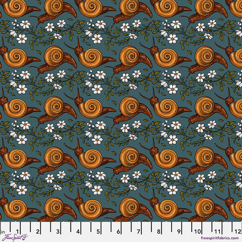 Snail Stripe - Turquoise