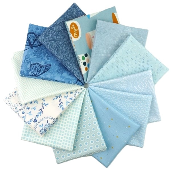 Color Play Something Borrowed Something Blue Fat Quarter Bundle