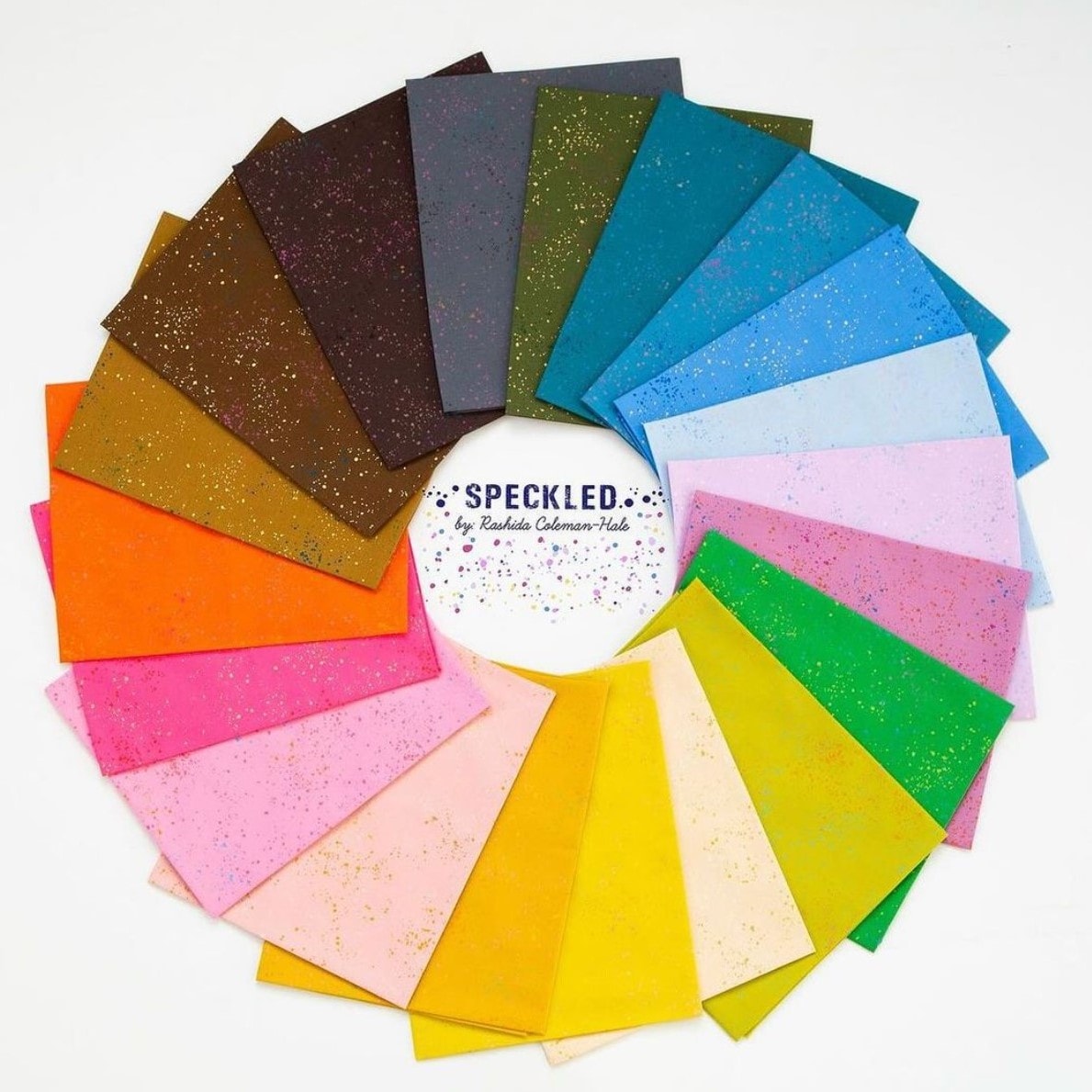 Speckled Fat Quarter Bundle New Colors 2024 | Rashida Coleman-Hale | 20 FQs