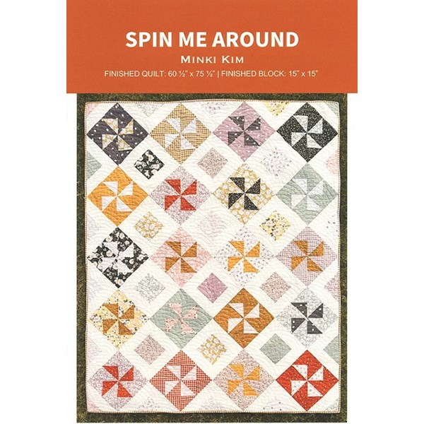 Spin Me Around Quilt Pattern Minki Kim SKU P178SPIN Stash Fabrics