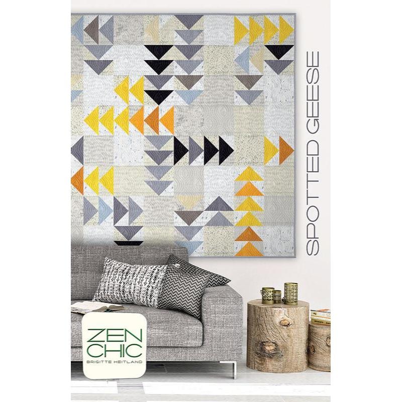 Spotted Geese Quilt Pattern | Zen Chic