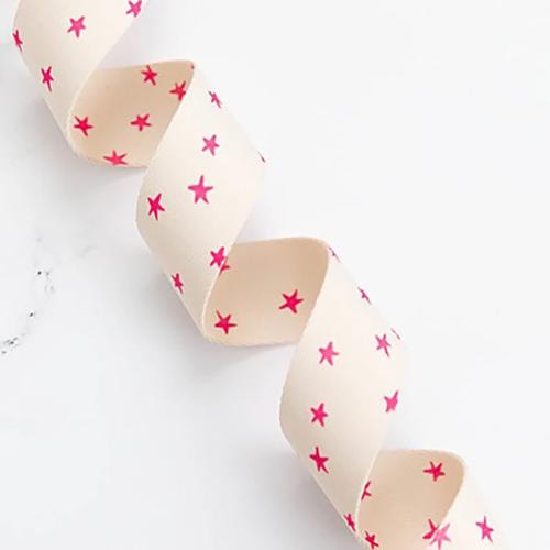 Starry Webbing - 1.5" - Pink