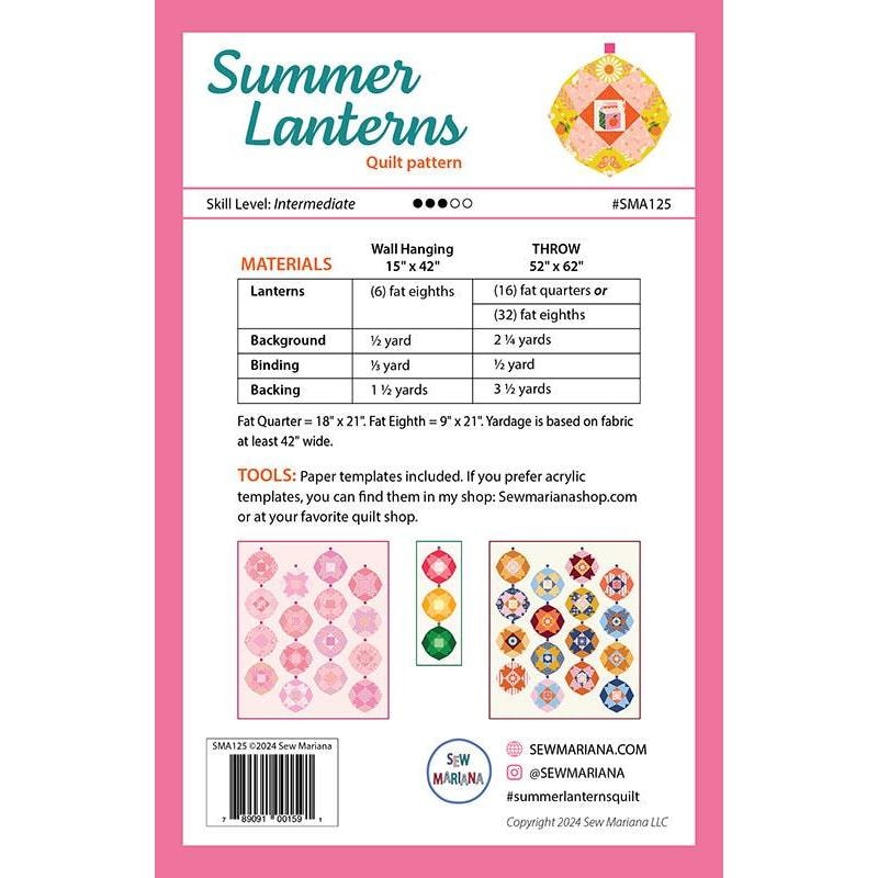 Summer Lanterns Quilt Pattern | Sew Mariana