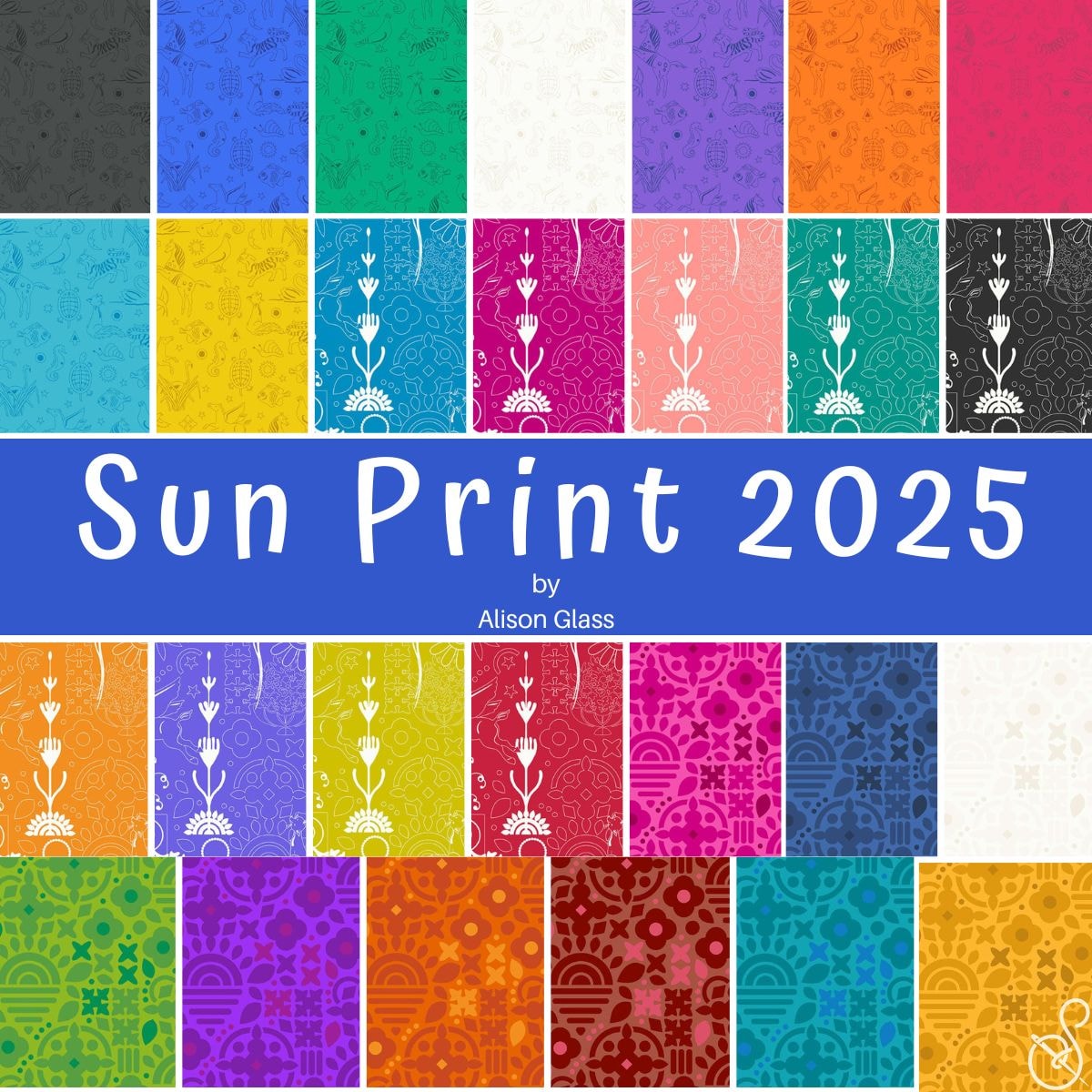 Sun Print 2025 Charm Pack | Alison Glass | 42 PCs