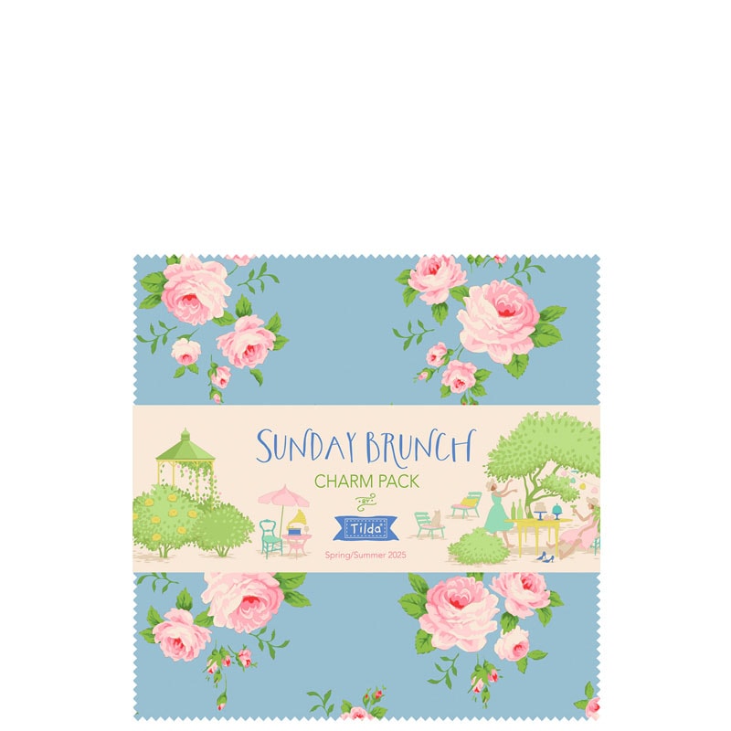 Sunday Brunch Charm Pack | Tilda Fabrics | 40 PCs