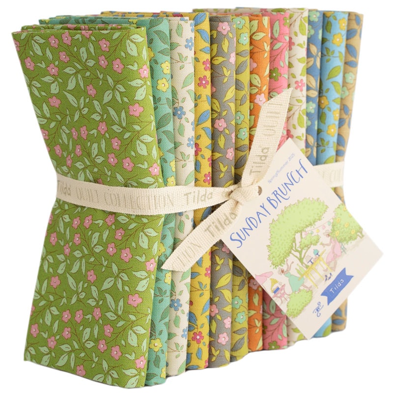 Sunday Brunch Fat Quarter Bundle | Tilda Fabrics - Tipsy Blenders 12FQs