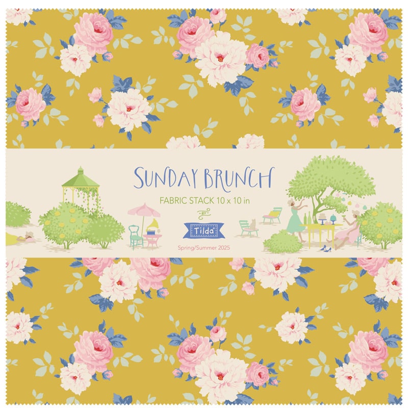 Sunday Brunch Layer Cake | Tilda Fabrics | 40 PCs