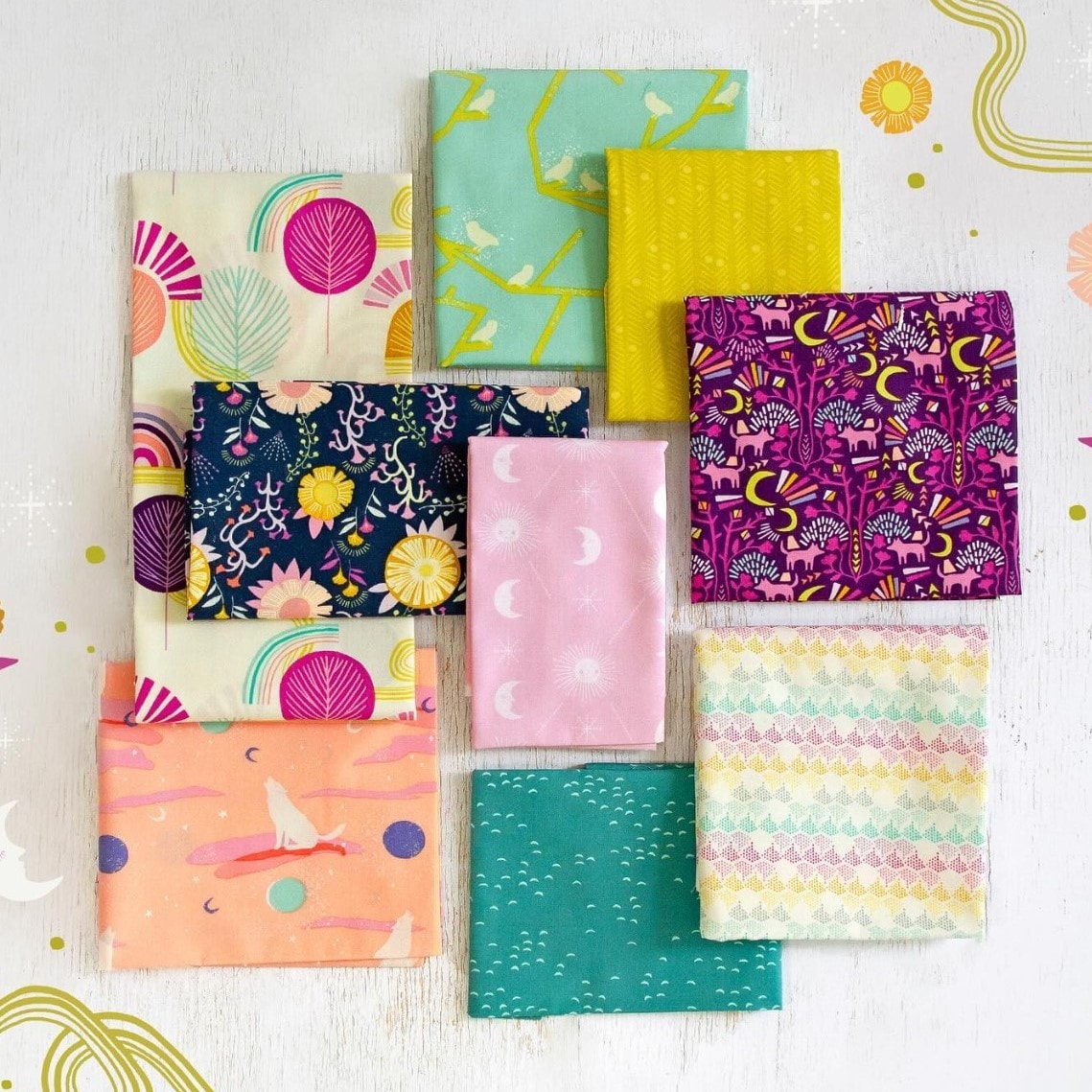 Sunrise Sunset Fat Quarter Bundle | Jessica Swift | 11 FQs