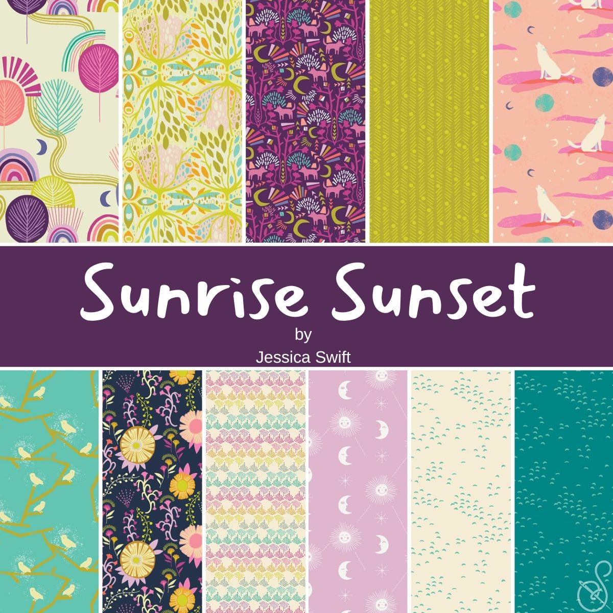 Sunrise Sunset Fat Quarter Bundle | Jessica Swift | 11 FQs