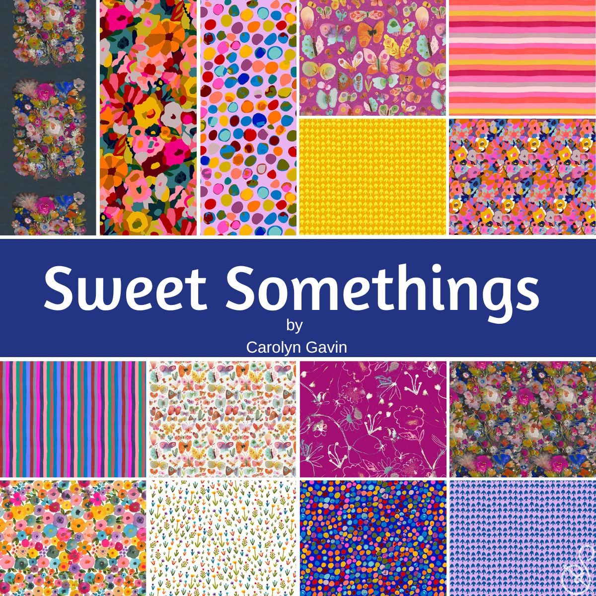 Sweet Somethings Fat Quarter Bundle | Carolyn Gavin | 15 FQs