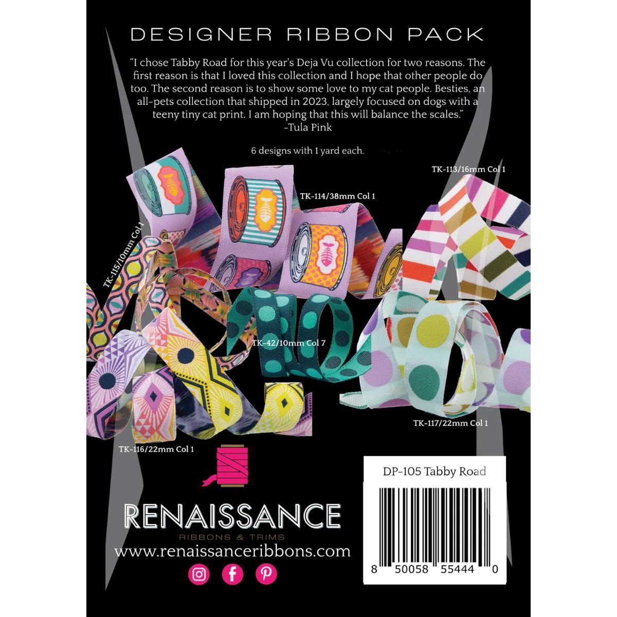 Tabby Road Designer Ribbon Pack | Tula Pink