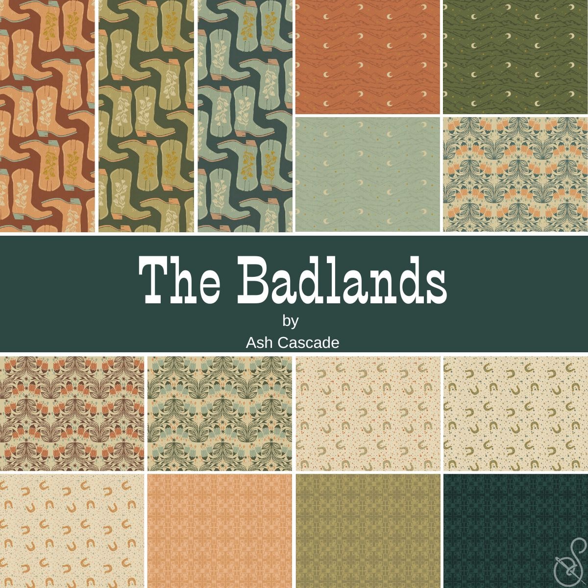 The Badlands Fat Quarter Bundle | Ash Cascade | 15 FQs