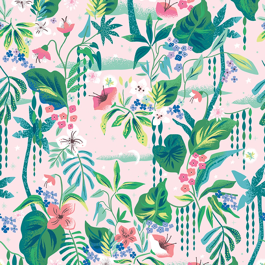 Tropical Floral - Pink