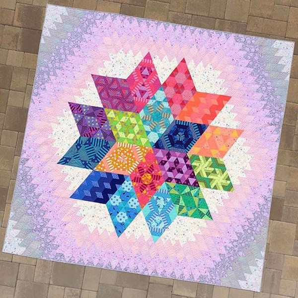 Tula Pink Nebula Block of the Month Quilt Kit - Tula Pink and Jaybird Quilts