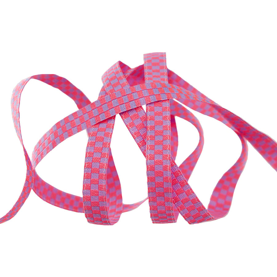 Tula Pink Untamed Ribbon - Check Please - Nova 1/4"