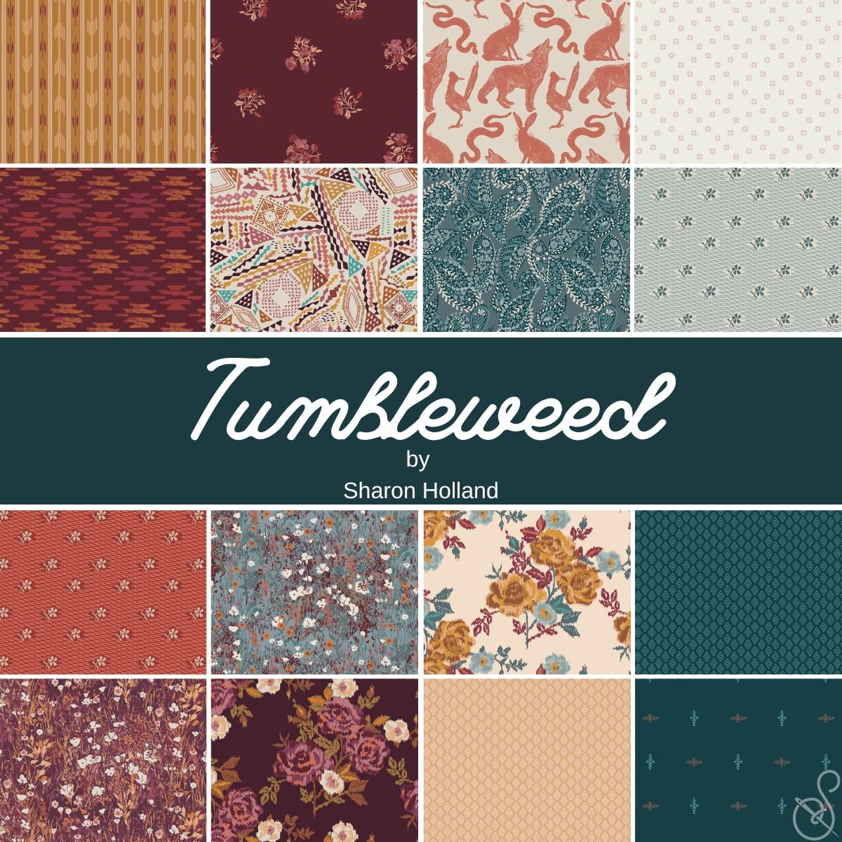 Tumbleweed Fat Quarter Bundle | Sharon Holland | 16 FQs